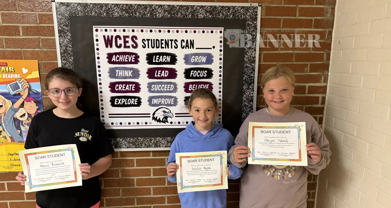 West Carroll Elementary band student earns first SOAR award of year