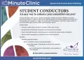 Minute Clinic – STUDENT CONDUCTORS