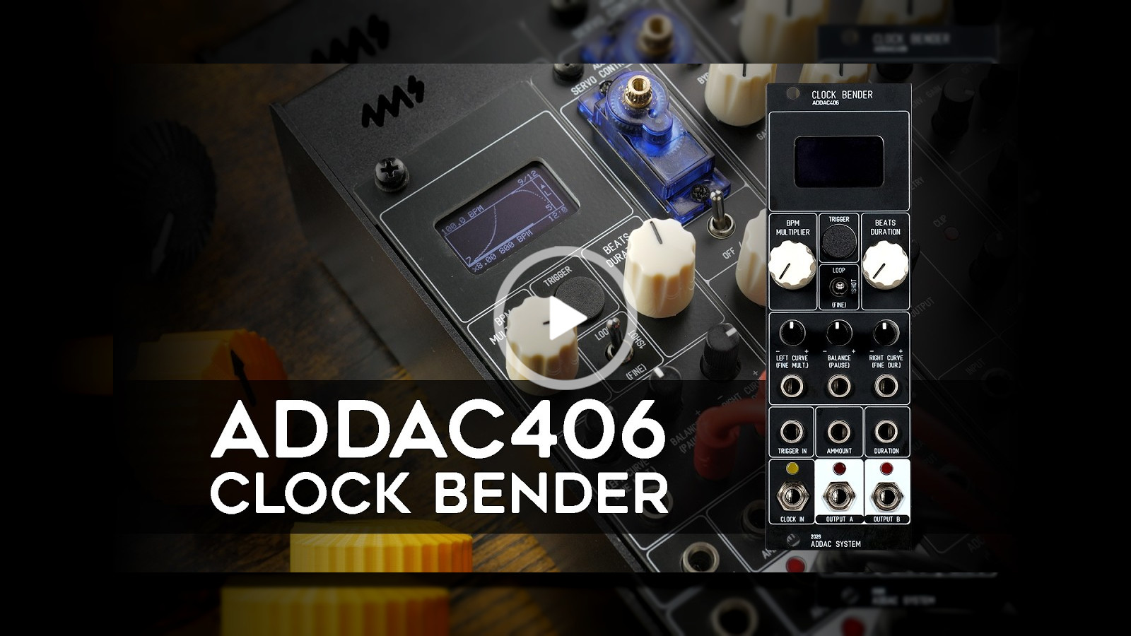 Addac System Unveils Addac406 Clock Bender Eurorack Module