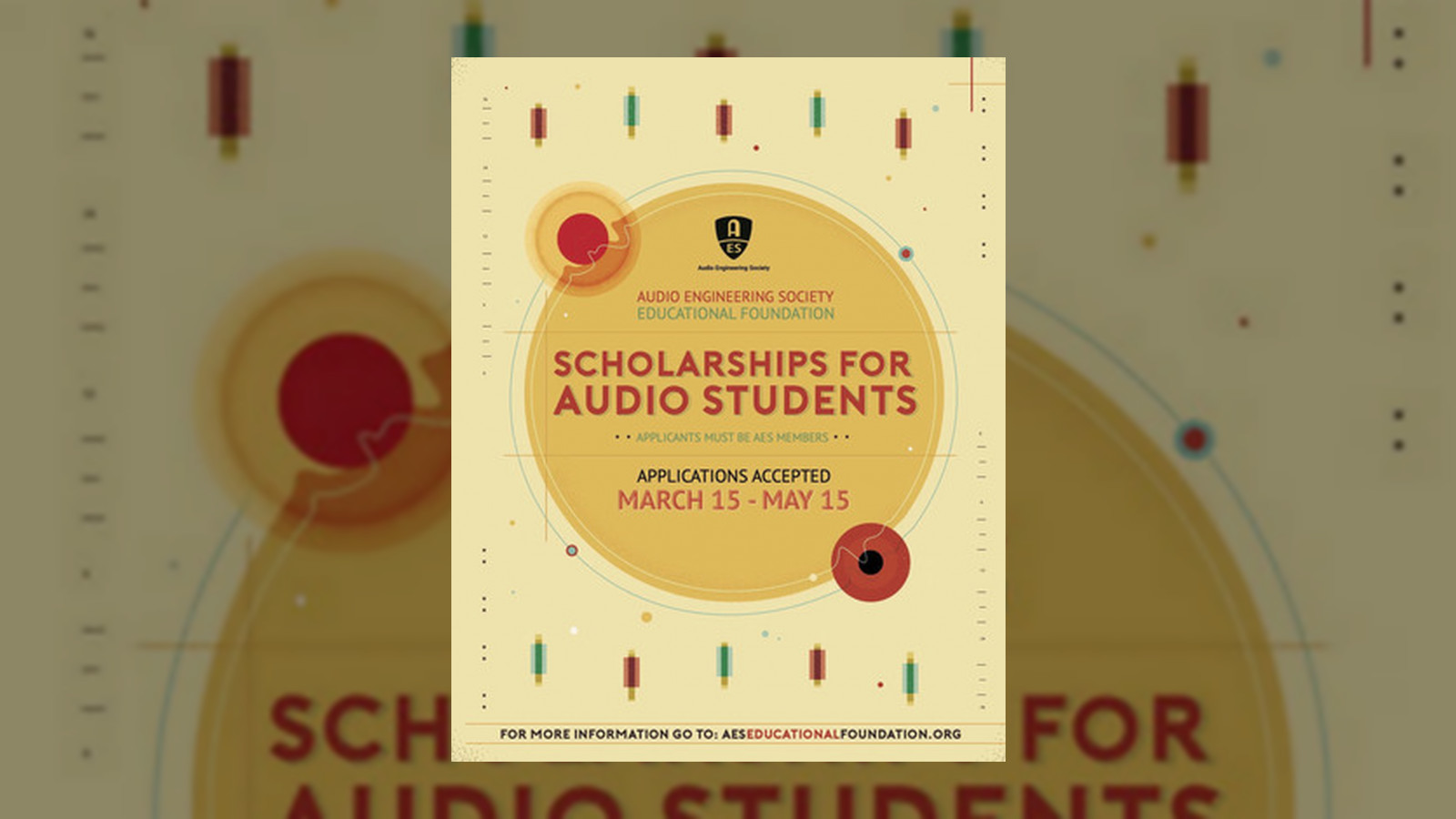 Audio Engineering Society Educational Foundation announces scholarship and grant recipients for the 2026/2027 academic year