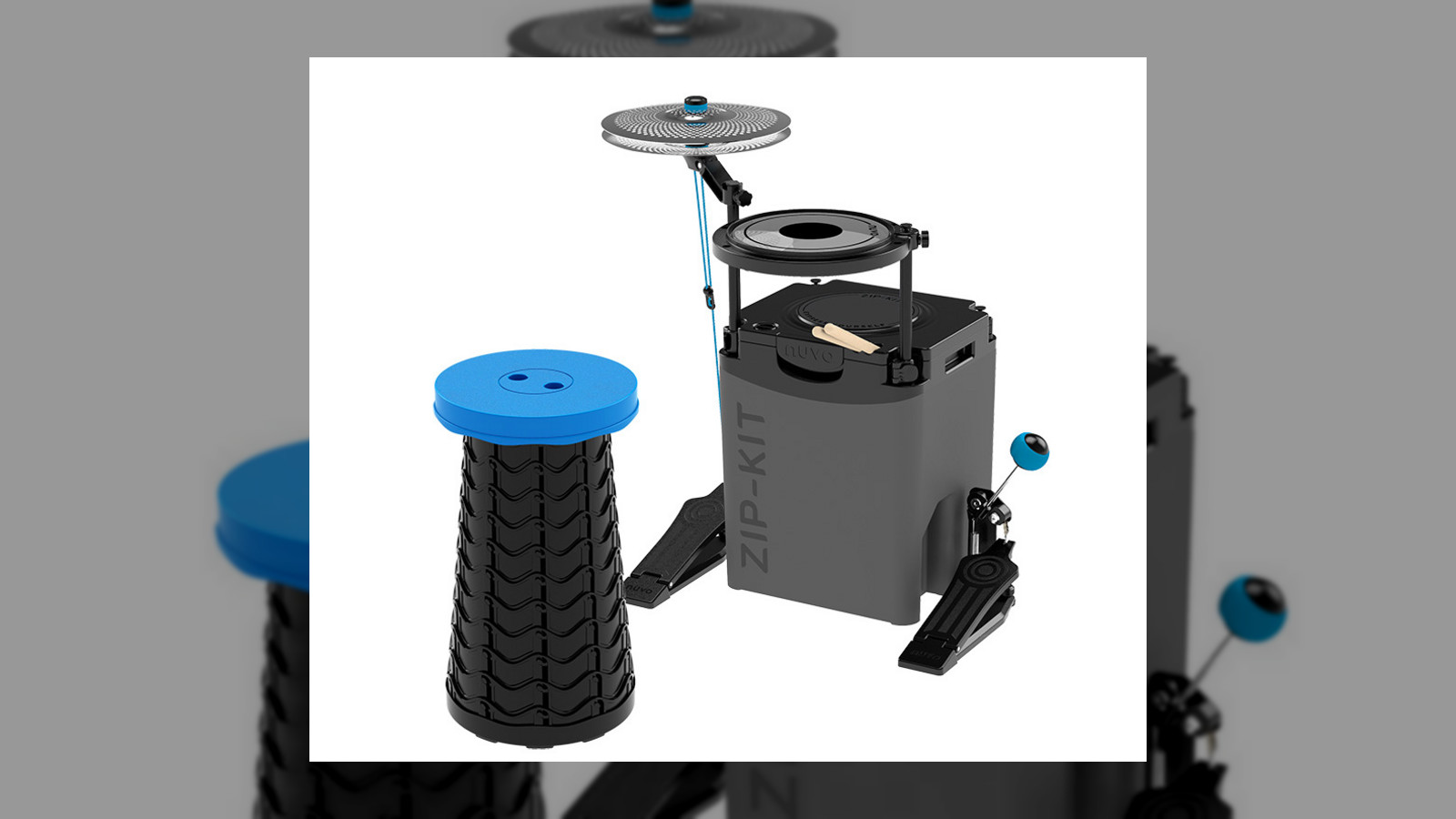 Packable Drum Set Launches